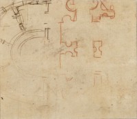 Baldassare Peruzzi für Bramante (?): Wien, Graphische Sammlung Albertina, SR287, R. 116, Inv. Nr. 237v